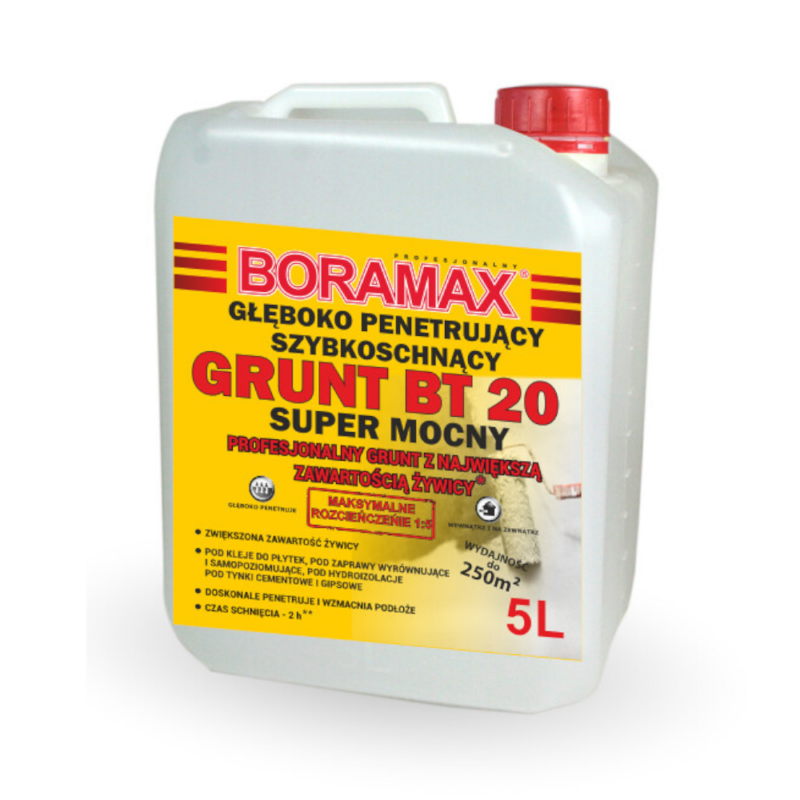 Грунтівка глибокопроникаюча BORAMAX BT20 (1:5)  5л