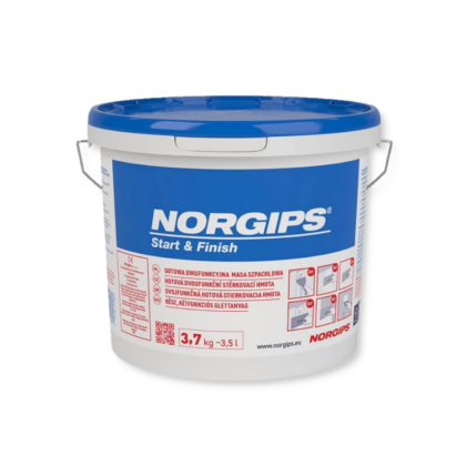 Шпаклівка фінішна готова NORGIPS Start & Finish 3,7кг